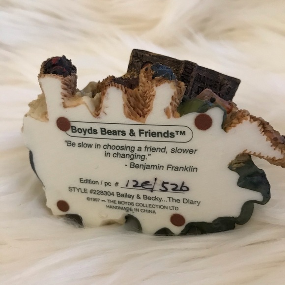 Vtg Boyd’s Bears & Friends Ben Franklin quote - Picture 5 of 5